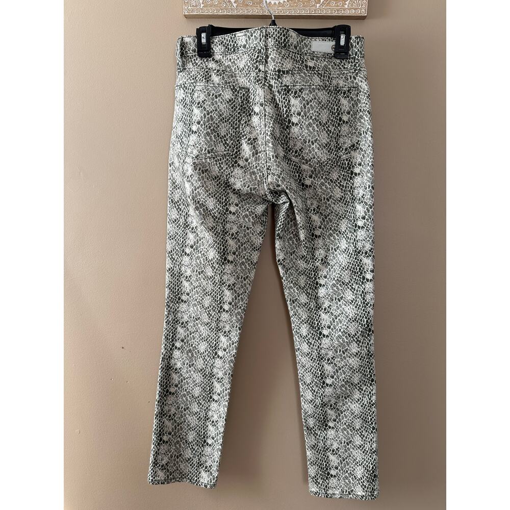 Adriano Goldschmied The Mari High Rise Straight Jeans In Python - Picture 3 of 9